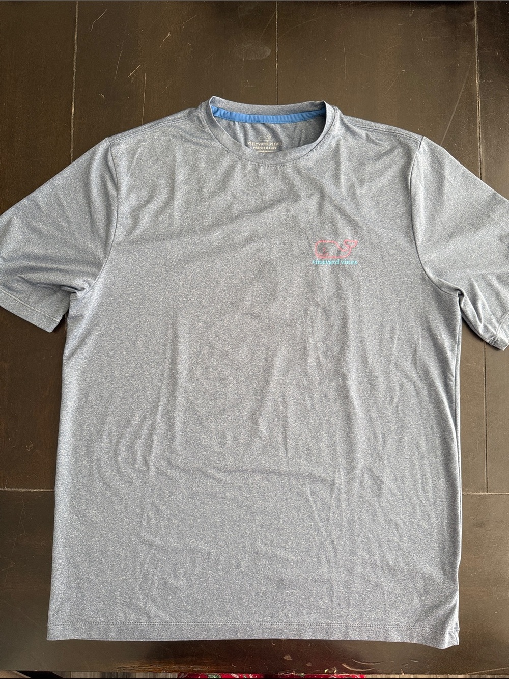 Light Blue Vineyard Vines Crew Neck T-Shirt